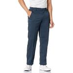 Pantalons de Golf bleu marine à effet froissé stretch W35 look fashion pour homme 
