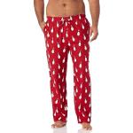 Pantalons de pyjama rouges à motif pingouins Taille XXL look casual pour homme 