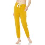 Pantalons de pyjama jaunes en éponge Taille S look casual pour femme en promo 