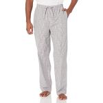 Pantalons de pyjama gris en popeline Taille XXL look fashion pour homme 