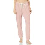 Pantalons de pyjama roses en éponge Taille XS plus size look casual pour femme 