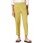 Pantalons large jaunes avec ceinture Taille XL look casual pour femme 