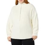 Pulls col polo beiges Taille XXL look fashion pour femme 
