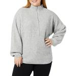 Pulls col polo gris Taille XS look fashion pour femme 