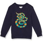 Pulls bleu marine à motif serpents Taille 3 ans look casual pour garçon de la boutique en ligne Amazon.fr 