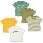 T-shirts à manches courtes vert olive à rayures à motif tigres lot de 5 look fashion pour garçon de la boutique en ligne Amazon.fr 