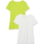 T-shirts vert émeraude en modal à manches courtes à manches courtes Taille S classiques pour femme 
