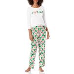 Amazon Essentials Disney Lot de Pyjamas en Coton, Coupe Ajustée Femme, Mickey Holiday - Womens, L