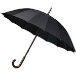 Parapluies canne noirs en toile classiques pour femme 