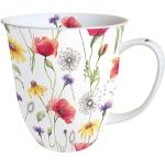 Tasses en porcelaine Ambiente multicolores à fleurs en porcelaine à motif fleurs 400 ml 