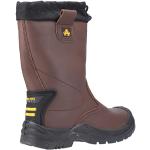 Amblers Safety Mens FS245 Antistatic Pull on Safety Rigger Boot Brown Size UK 14 EU 49