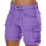Pantalons carotte violets Taille XL plus size look fashion pour femme 
