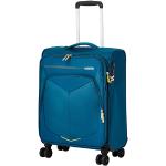 Valises cabine American Tourister turquoise en polyester look fashion 