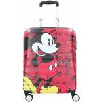 Valises American Tourister rouges à 4 roues Mickey Mouse Club en promo 