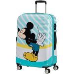 Valises cabine American Tourister multicolores à rayures Mickey Mouse Club look fashion 64L pour enfant en promo 