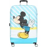 Valises American Tourister bleues à 4 roues Mickey Mouse Club en promo 
