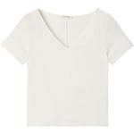 T-shirts col V American Vintage blancs à col en V look vintage pour homme 