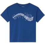 T-shirts American Vintage bleu roi look vintage pour homme 
