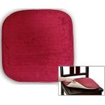 Galettes de chaise rouges 40x40 cm 