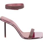 Amina Muaddi - Shoes > Sandals > High Heel Sandals - Pink -
