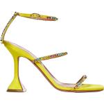 Sandales Amina Muaddi jaunes Pointure 39 look fashion pour femme 