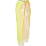 Jupes longues Amir Slama jaunes à motif tie-dye Tailles uniques pour femme 