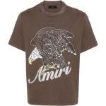 T-shirts à imprimés Amiri marron en jersey à manches courtes à col rond Taille XL look casual pour homme 
