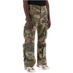 Pantalons baggy Amiri multicolores camouflage en cuir Taille M look streetwear pour homme 