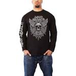 Amon Amarth T Shirt Gris Skull Nouveau Officiel Homme Noir Long Sleeve Size L