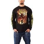 Amon Amarth T Shirt Oden Wants You Logo Nouveau Officiel Homme Noir Long Sleeve Size L