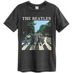 T-shirts Amplified gris à manches courtes Beatles lavable en machine à manches courtes à col rond Taille M classiques pour homme 