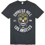 Amplified Cypress Hill Floral Skull Mens T-Shirt