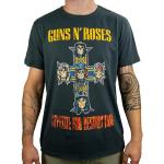 T-shirts à imprimés Amplified gris Guns N' Roses à col rond Taille XL look fashion pour femme 