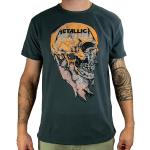T-shirts Amplified gris à manches courtes Metallica à manches courtes Taille XS classiques pour homme 