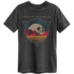 Amplified QOTSA Skull Planet Charcoal Unisex T-Shirt Black L