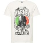 T-shirts Amplified blancs à manches courtes Bob Marley à manches courtes Taille XXL look fashion pour homme 
