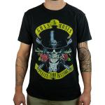 T-shirts à imprimés Amplified noirs Guns N' Roses Taille S look fashion 