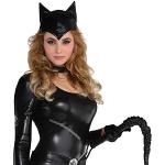 Déguisements de Super Héros Amscan noirs Catwoman Tailles uniques look sexy 
