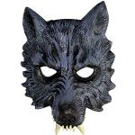 Déguisements de loup garou Amscan noirs en latex look fashion 
