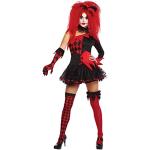 Déguisements d'Halloween Amscan rouges en tulle Suicide Squad Harley Quinn look fashion 