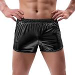Boxers noirs en nylon effet holographique Taille XL look fashion pour homme 