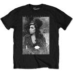 Amy Winehouse Flower Portrait Rock Officiel T-Shirt Hommes Unisexe (Large)