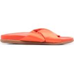 Sandales plates Ancient Greek Sandals orange corail en cuir de veau éco-responsable à bouts ouverts Pointure 41 pour femme 