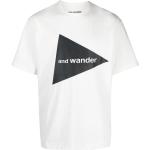 and Wander t-shirt à logo imprimé - Blanc