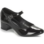Chaussures casual ANDRÉ noires en cuir Pointure 39 avec un talon entre 3 et 5cm look casual pour femme en promo 