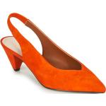 Escarpins ANDRÉ orange en cuir en cuir Pointure 39 pour femme en promo 