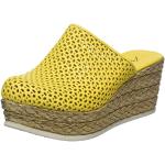 Sabots compensés Andrea Conti jaunes Pointure 38 look fashion pour femme 