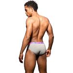 Andrew Christian - sous-vêtement Hommes - Slips Homme - Happy Brief w/Almost Naked® Heather Grey - Gris - 1 x Taille M