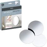 Miroirs muraux Anika blancs lumineux diamètre 15 cm modernes 
