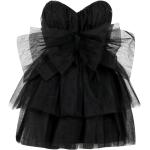 Mini robes de soirée Aniye By noires en tulle avec noeuds minis Taille XS pour femme 